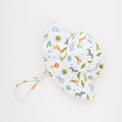 Huggalugs Jungle Bucket Hat Upf 50+ Baby & Toddler