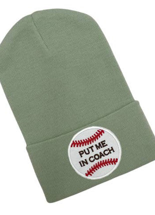 Ilybean Put Me in Coach Baby Baseball Hat Newborn Baby Hospital Hat