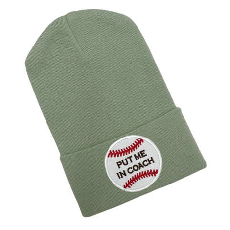 Ilybean Put Me in Coach Baby Baseball Hat Newborn Baby Hospital Hat