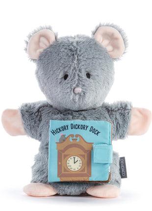Demdaco Hickory Dickery Dock Puppet Book - 3x3in