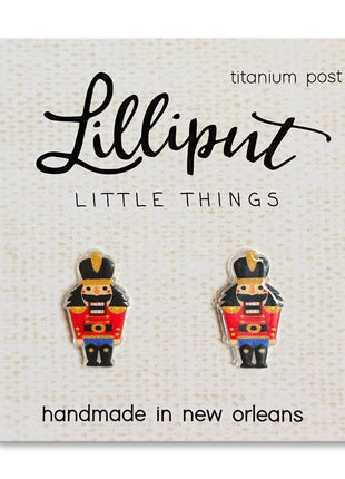 Lilliput Little Things Nutcracker Earrings // Stocking Stuffer // Christmas