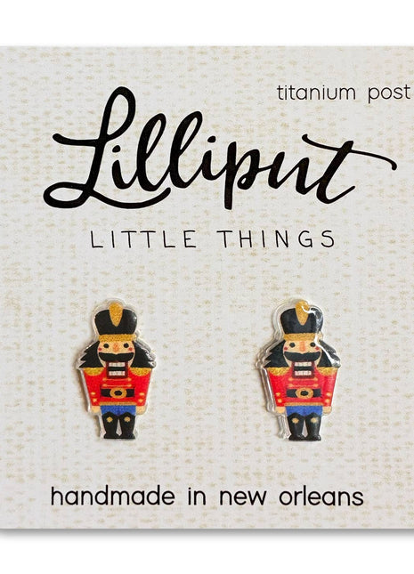 Lilliput Little Things Nutcracker Earrings // Stocking Stuffer // Christmas
