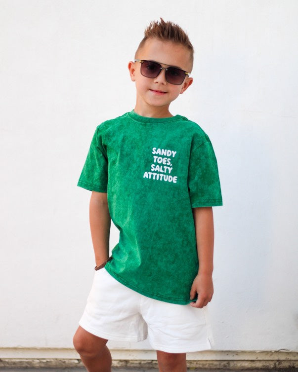 Holland Ave Sandy Toes, Salty Attitude | Baby, Toddler, Youth Summer Tee