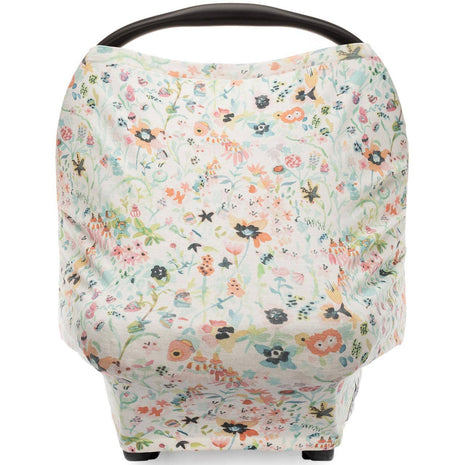 Parker Baby Co. Multi-Use Cover, Bloom on a car seat 