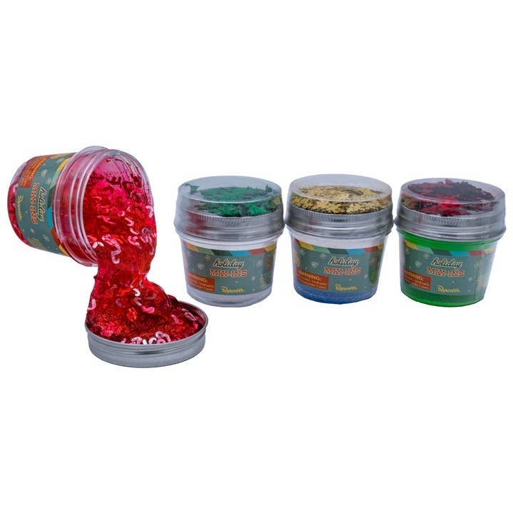 ToySmith Toysmith Deluxe Holiday Mix-in Slime, Stocking Stuffer