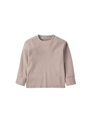 Little Bipsy Long Sleeve Ribbed Tee - Mushroom