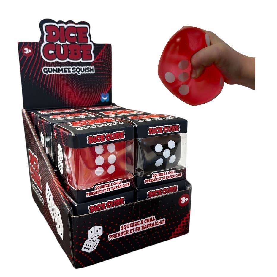 Handee Products Dice Cube Gummee Squish - Assorted Colors
