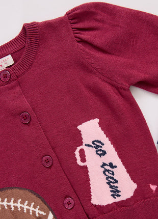 Pink Chicken Girls Constance Sweater Go Team