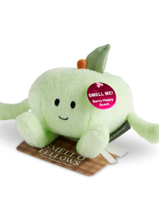 Demdaco Smello' Fellows Berry Happy Scented Plush - 6in, Apple