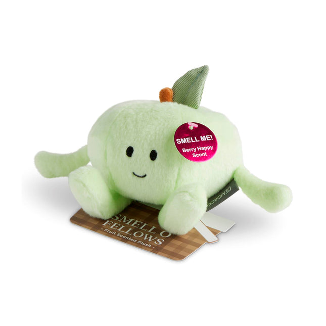 Demdaco Smello' Fellows Berry Happy Scented Plush - 6in, Apple