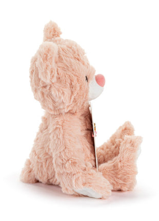 Demdaco Flower Girl Pink Bear - 6in Side
