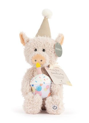 Demdaco Piggy Wigg The Mechanical Singing Birthday Pig