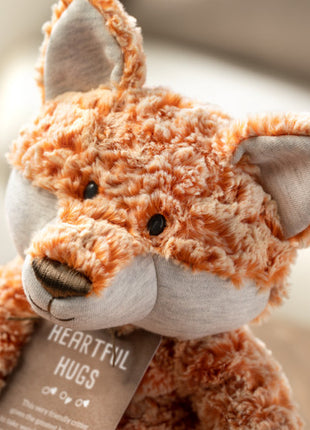 Demdaco Heartful Hugs Fox Anxiety Stuffed Animal 17.5" Details 