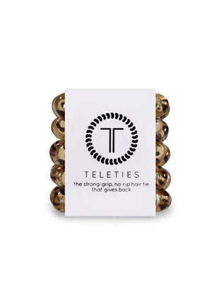 Teleties Spiral Hair Coils | Tiny | Leopard Hair Ties