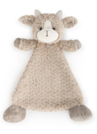 Demdaco Gilda Goat Rattle Blankie Front