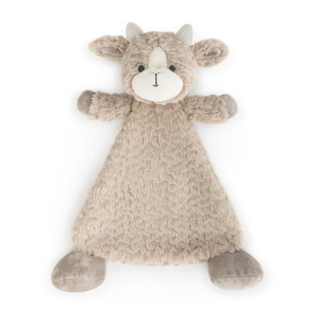 Demdaco Gilda Goat Rattle Blankie Front