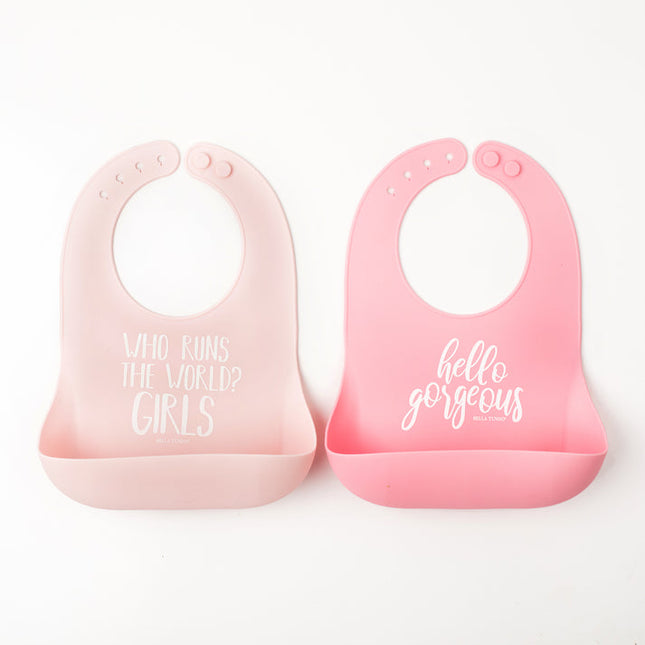 Bella Tunno Run the World + Hello Gorgeous Wonder Bib Set