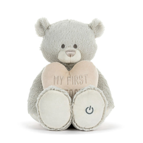 Demdaco My First Teddy Neutral Mechanical Plush - 16in