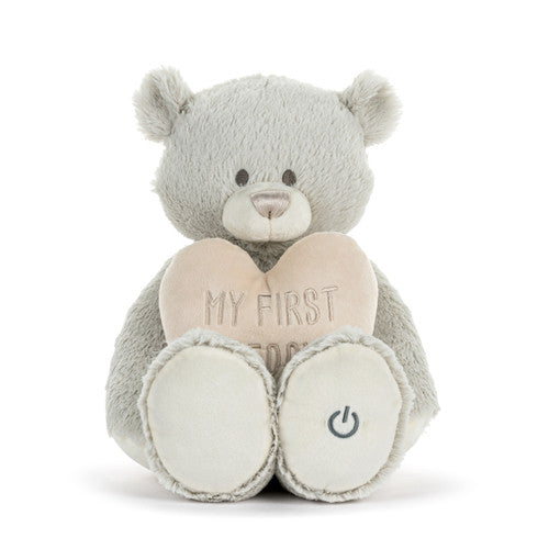 Demdaco My First Teddy Neutral Mechanical Plush - 16in