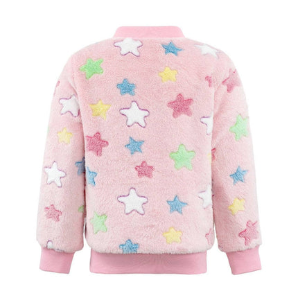 Lola And The Boys Pinky Fuzzy Reversible Bomber Back
