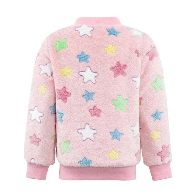 Lola And The Boys Pinky Fuzzy Reversible Bomber Back