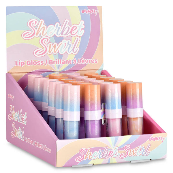 I Scream Sherbet Swirl Lip Gloss Pdq - 24 Pieces