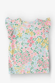 Mila & Rose Daffodils Ruffle Tee