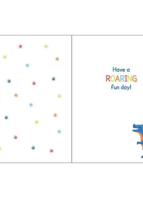 Gina B Designs Birthday Greeting Card - Birthday Dino-Kids