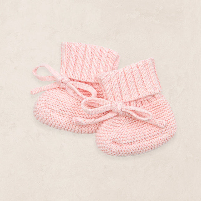 Lou Lou & Company Knit Booties - Blush