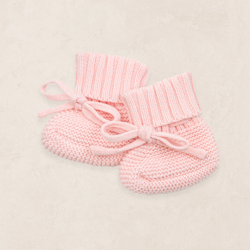 Lou Lou & Company Knit Booties - Blush