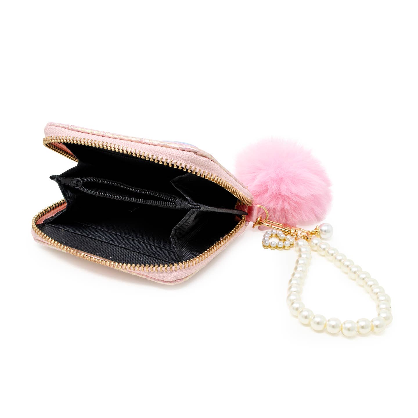 Mermaid Tail Pearl Strap Wallet