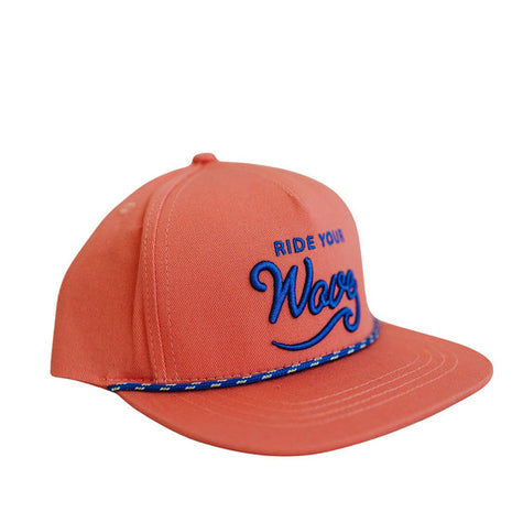 Cash & Co Ride Your Wave - Coral Hat Side View