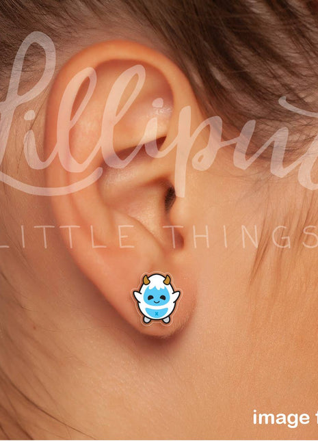 Lilliput Little Things Yeti Earrings // Winter Earrings