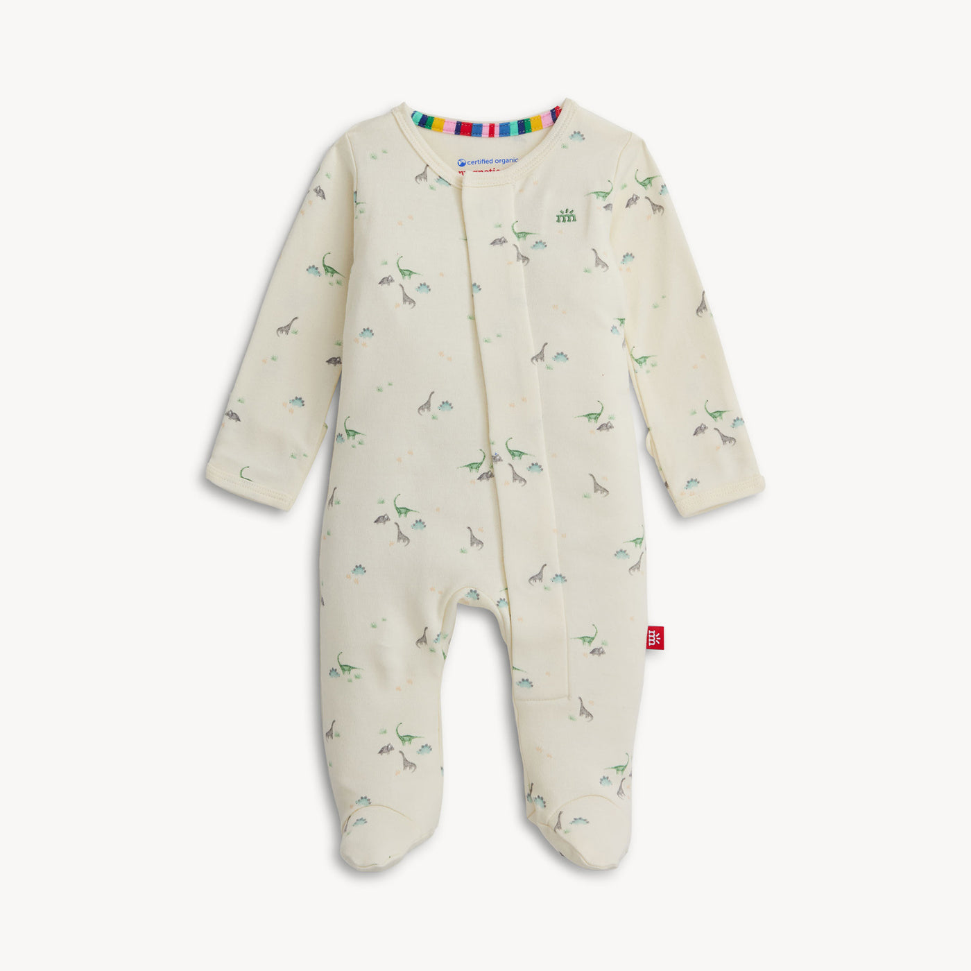 Tiny Diny Organic Cotton Magnetic Footie