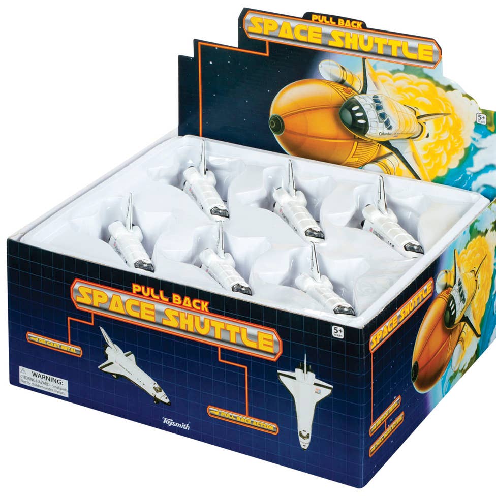 ToySmith Pull Back Space Shuttle