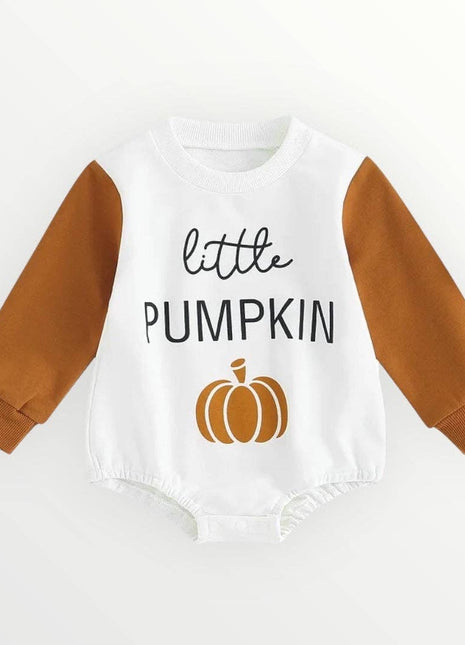 Bodoke Kids Boutique Little Pumpkin Sweatshirt Romper