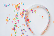 Cheeky Plum Confetti Shaker Headband - Candy Hearts