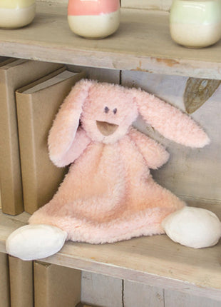 Demdaco Belina Bunny Rattle Blankie