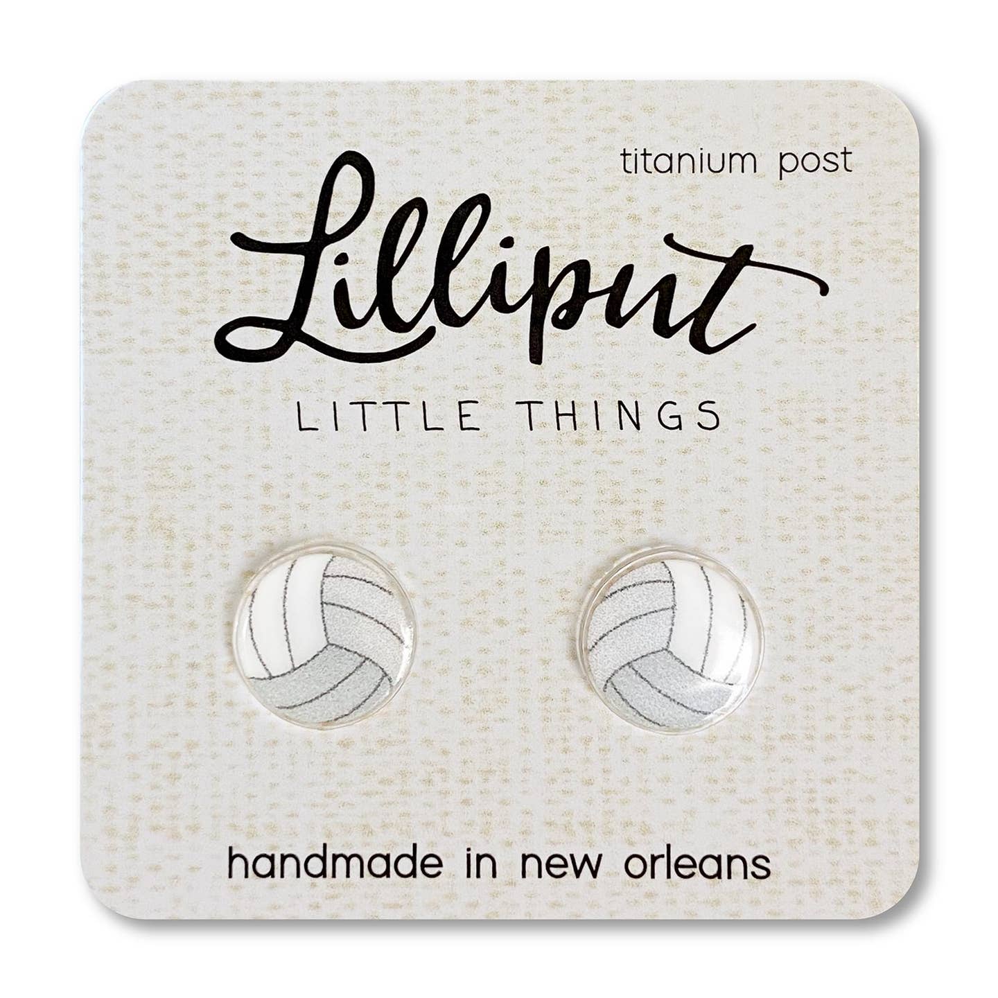 Lilliput Little Things Volleyball Earrings 