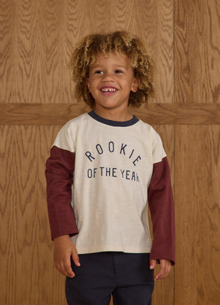 Model Wearing Rylee + Cru Camden Long Sleeve Tee || Rookie