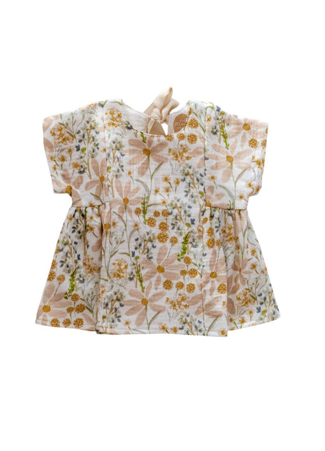 PETITE EvelinaApparel Malia Dress || Ivory & Blush Flowers