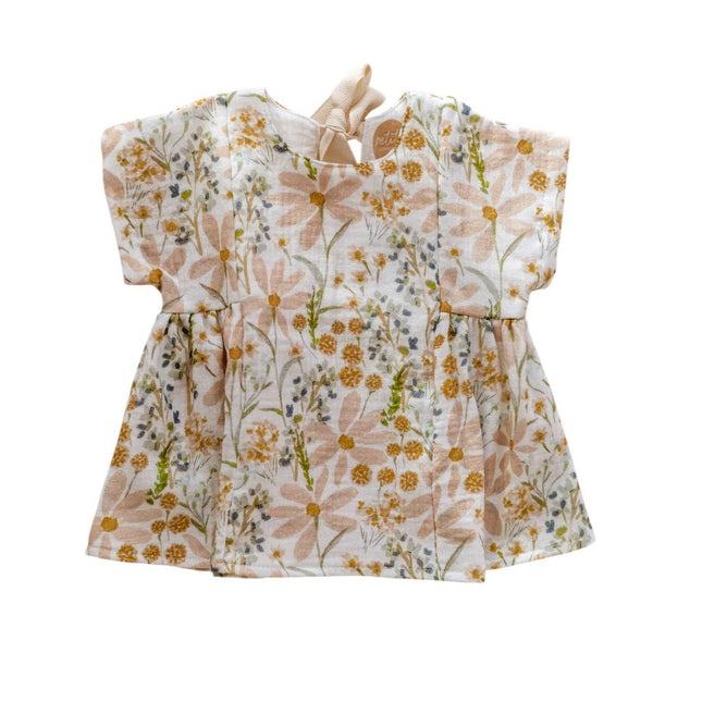 PETITE EvelinaApparel Malia Dress || Ivory & Blush Flowers