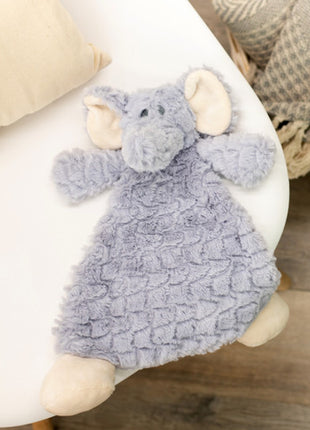 Demdaco Ellery Elephant Rattle Blankie