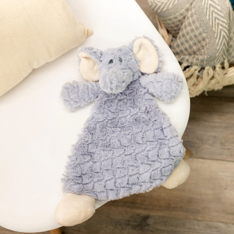 Demdaco Ellery Elephant Rattle Blankie