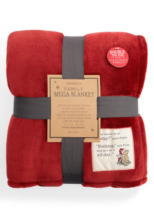 Winnie-the-Pooh Nothing All Day Red Mega Blanket 60" x 120"