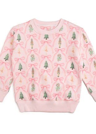 Sweet Winks Nutcracker Trellis Christmas Sweatshirt - Ballet