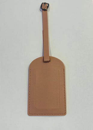 Love And Repeat Classic Solid Color Luggage Tag - Light Pink