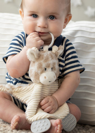 Model Using Giraffe Teether Buddy