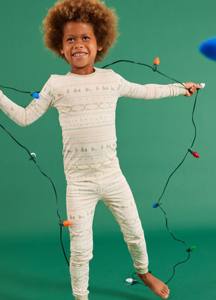 Model Wearing Magnetic Me Time Of Wonder Magnetic PJ Set