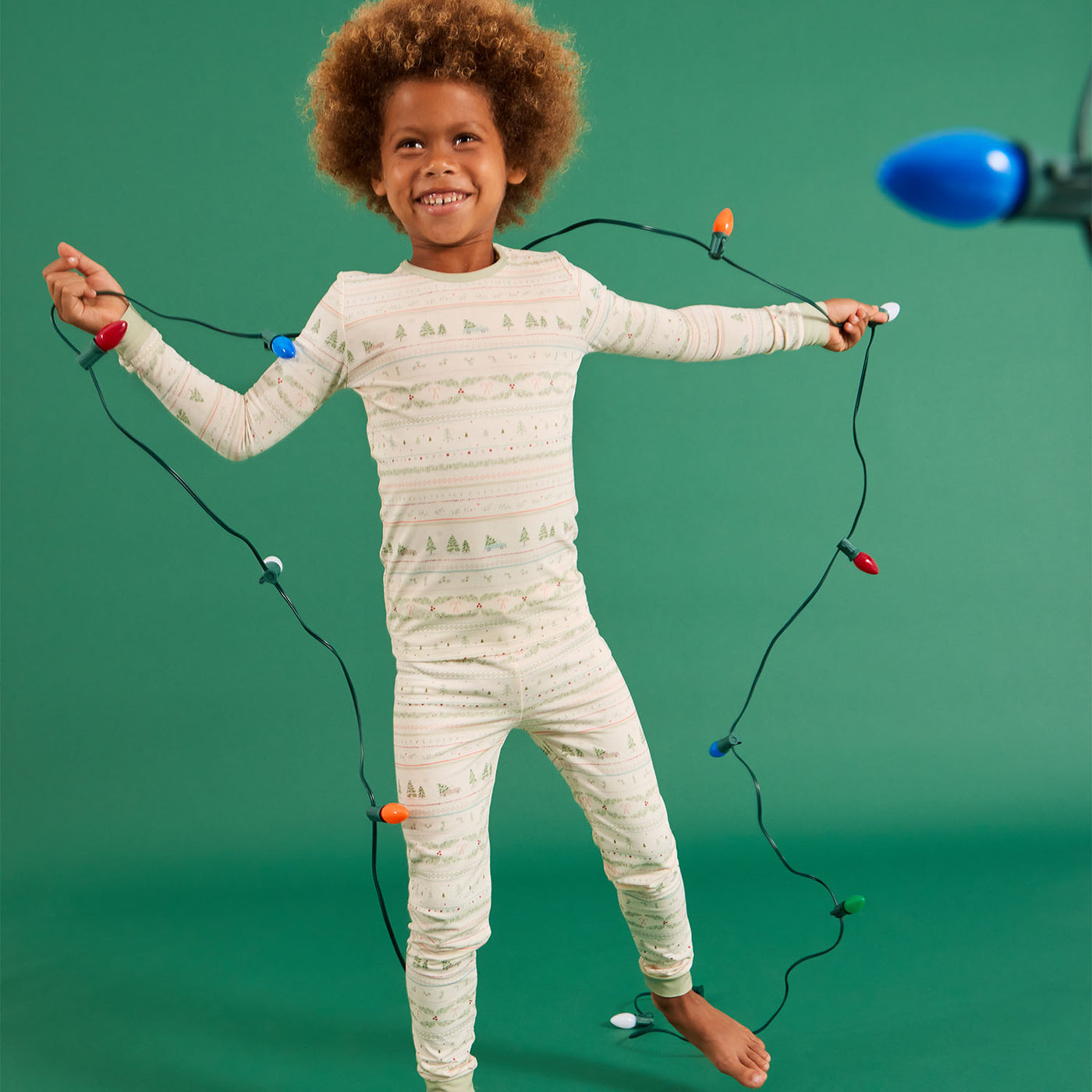 Model Wearing Magnetic Me Time Of Wonder Magnetic PJ Set